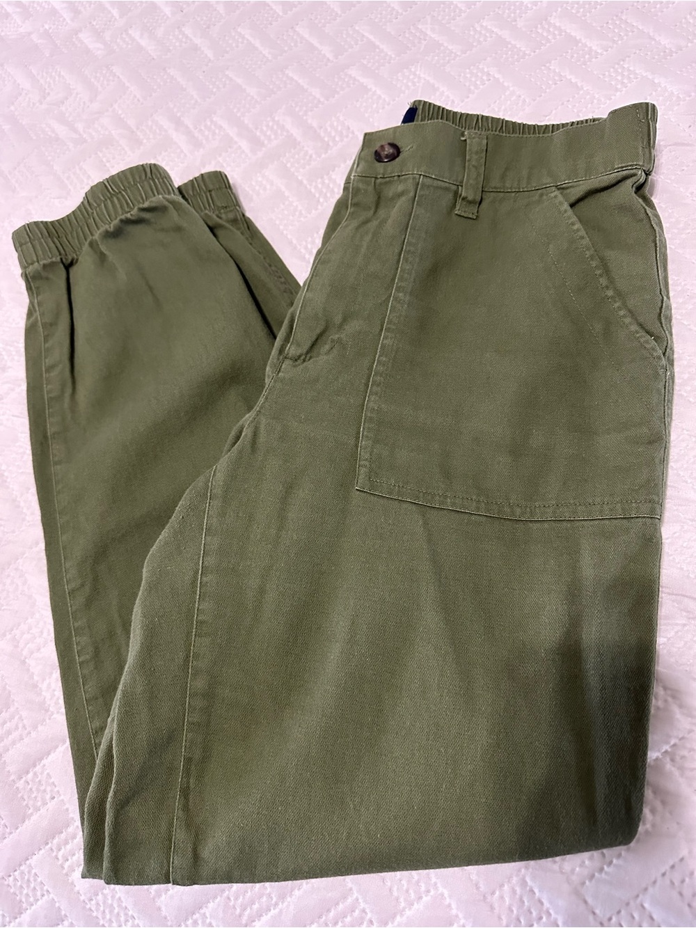 GAP Olive Green Cargo Pants for Women